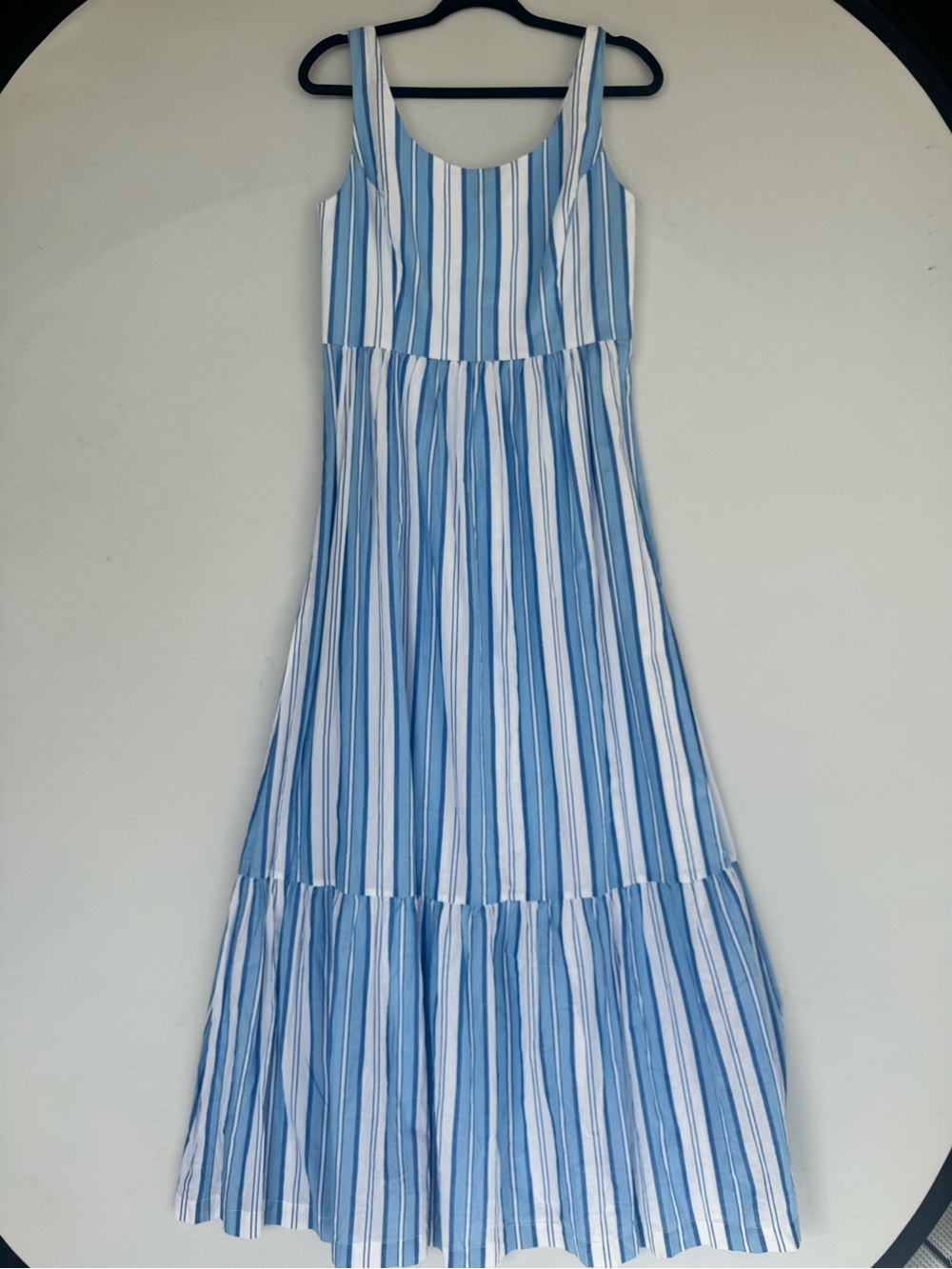 Vineyard Vines Blue and White Striped Sundress - Picture 1 of 8